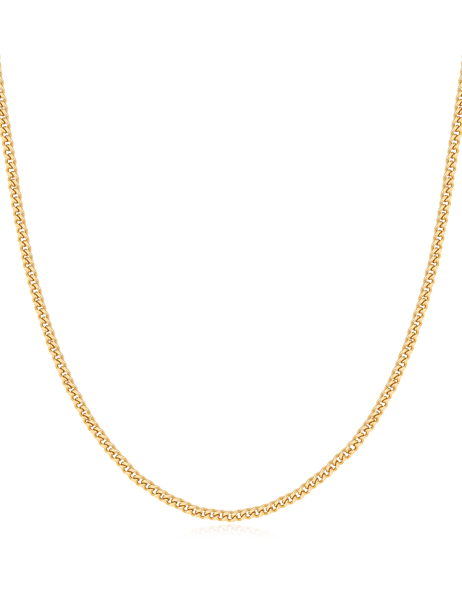 Ania Haie Ketting - Sunshine chaser shiny curb - goud
