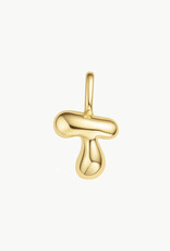Ania Haie Charm - Letter T-  goud