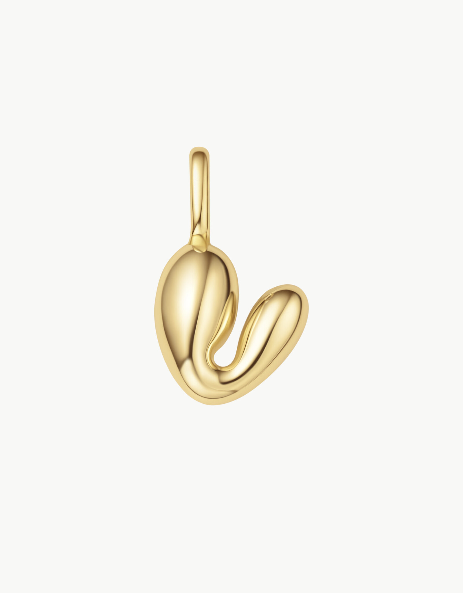 Ania Haie Charm - Letter V - goud