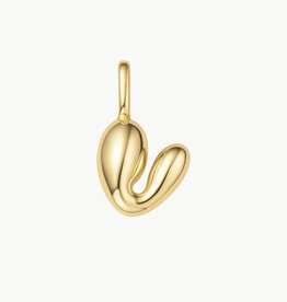 Ania Haie Charm - Letter V - goud
