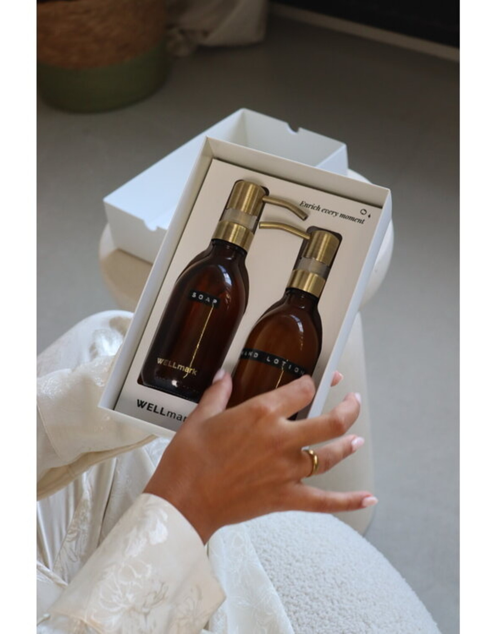 Wellmark Hand care set - bamboo
