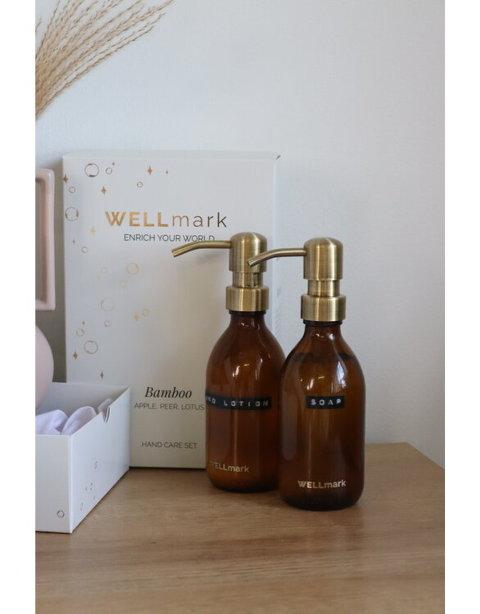 Wellmark Hand care set - bamboo