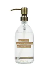 Wellmark Hand soap transparent/brass - fresh linen - may all your troubles 500ml