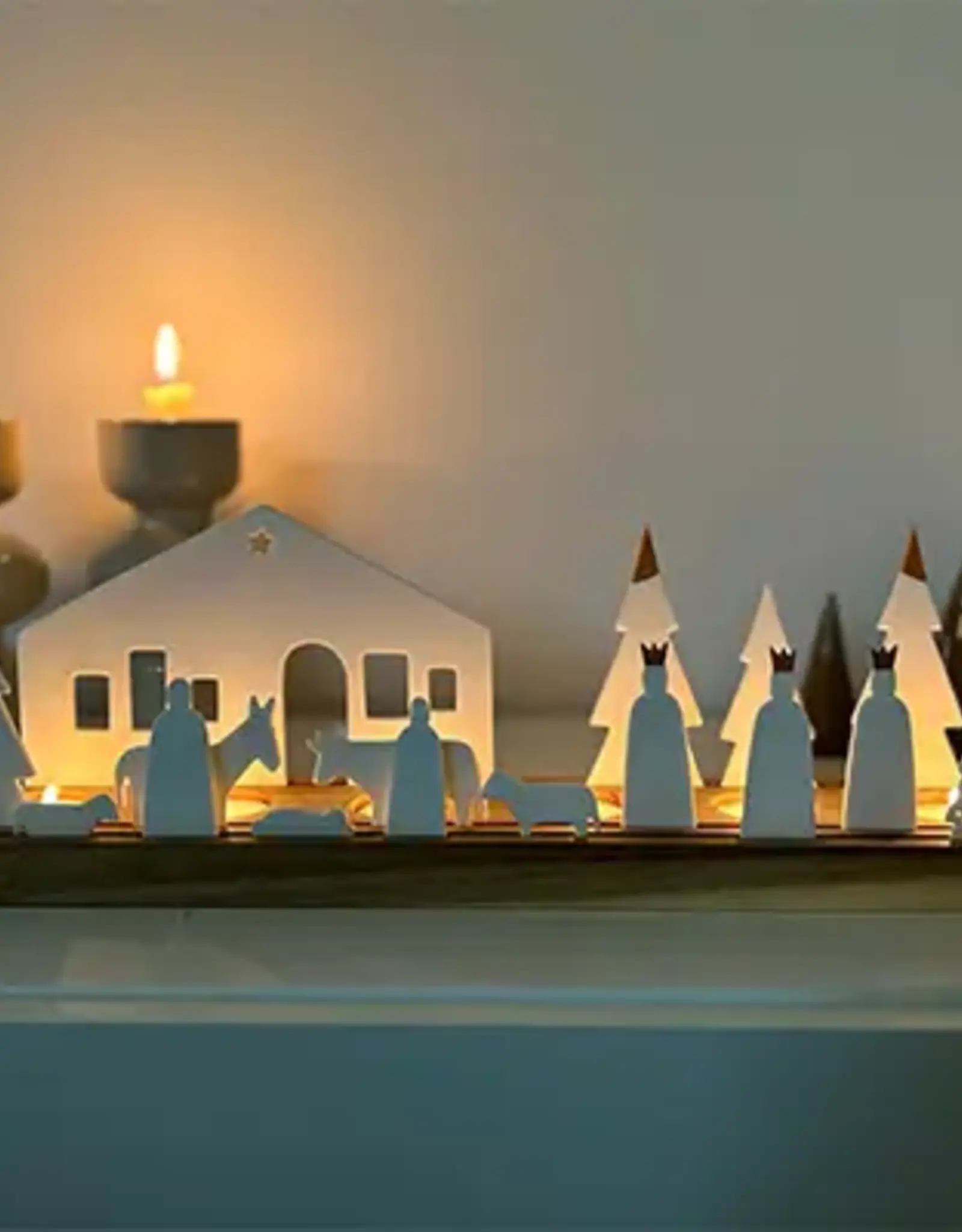 Räder Kerststal - kribbe 45x9.5cm