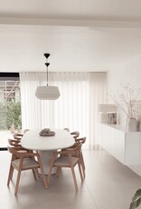 Mila Tafel - Mortex  met ovale poot