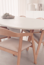 Mila Tafel - Mortex  met ovale poot
