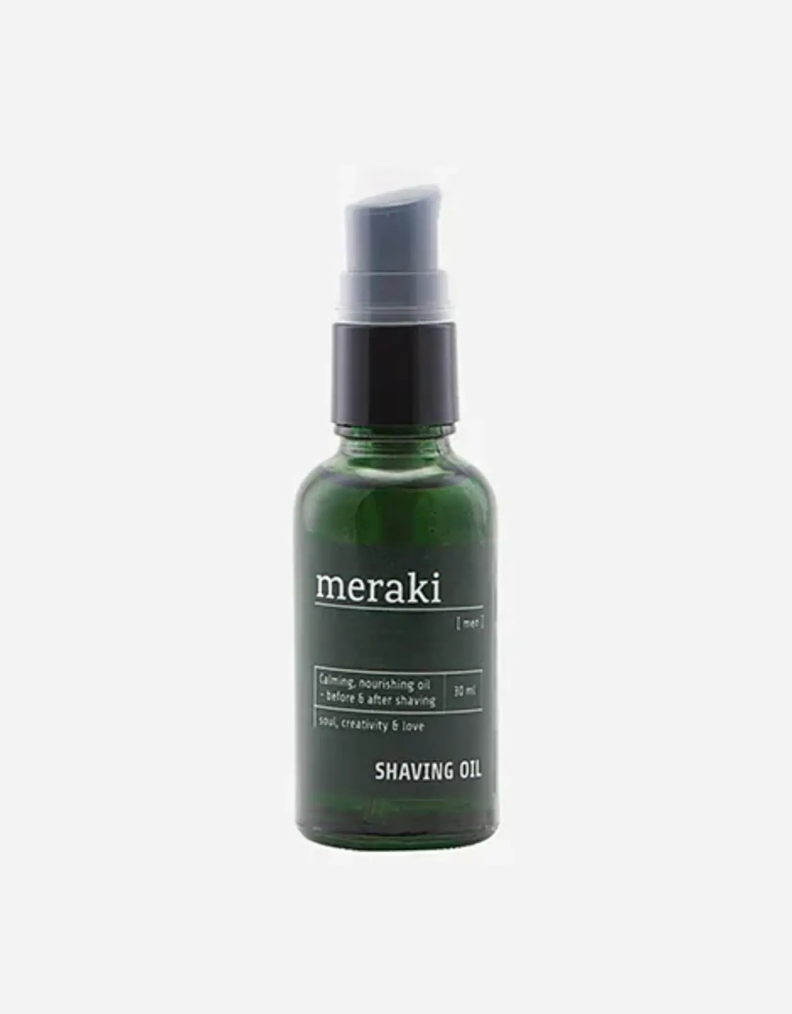 Meraki Men shaving oil