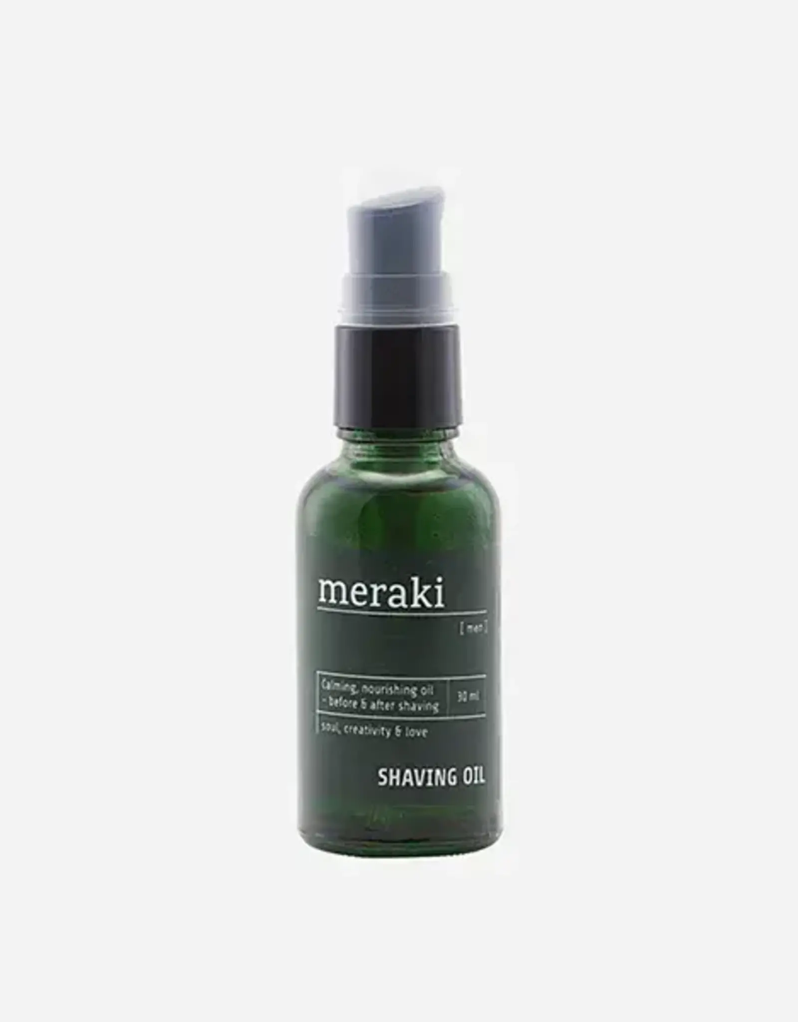 Meraki Men shaving oil