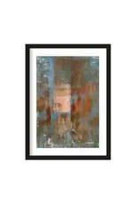 Print - Blue ocker abstract 2 40x50