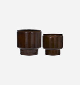 House Doctor Bloempot - Pile bruin S