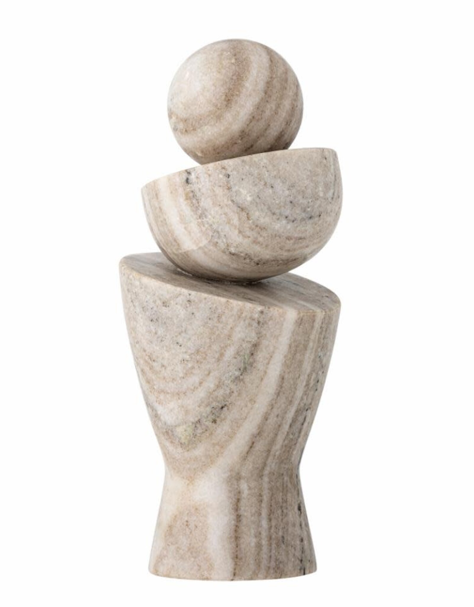 Bloomingville Ornament - Lazise deco, natuur marmer