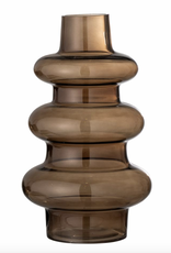 Bloomingville Vaas - Rauke brown glass