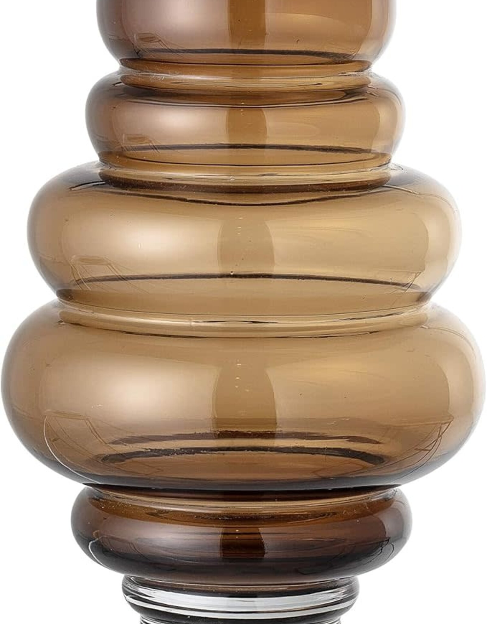Bloomingville Vaas - Atija, Brown, Glass