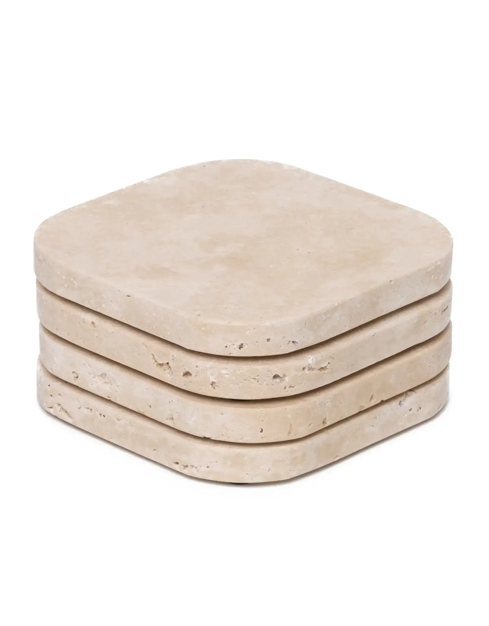 Mooisa Onderzetters - Travertine 4 stuks