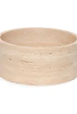 Mooisa Fruitschaal - travertine 24x10cm