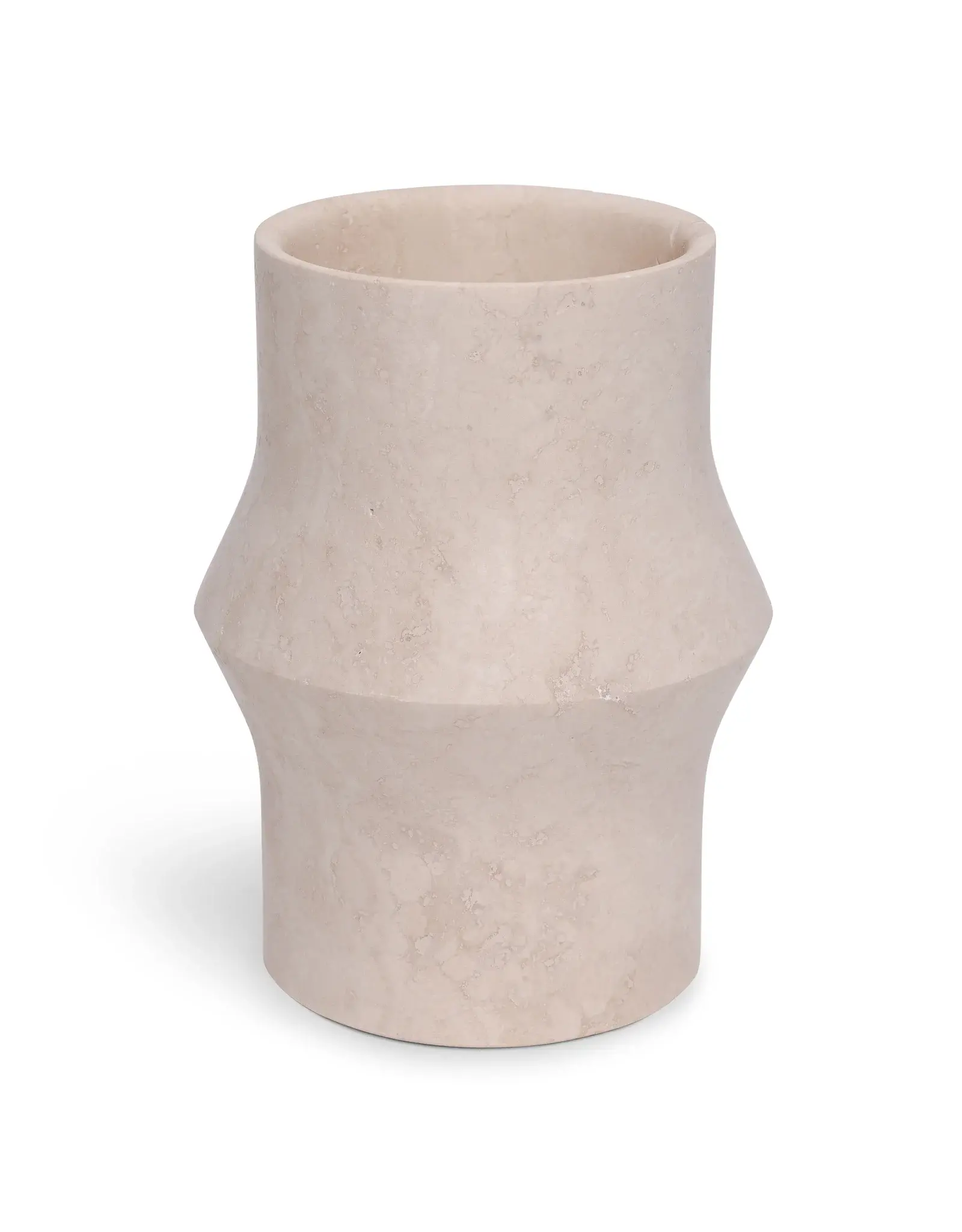 Mooisa Design vaas travertine 20x12cm