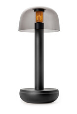 Humble Two table - Light black PC smoked