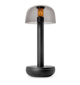Humble Two table - Light black PC smoked