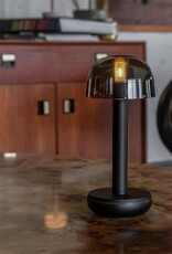Humble Two table - Light black PC smoked