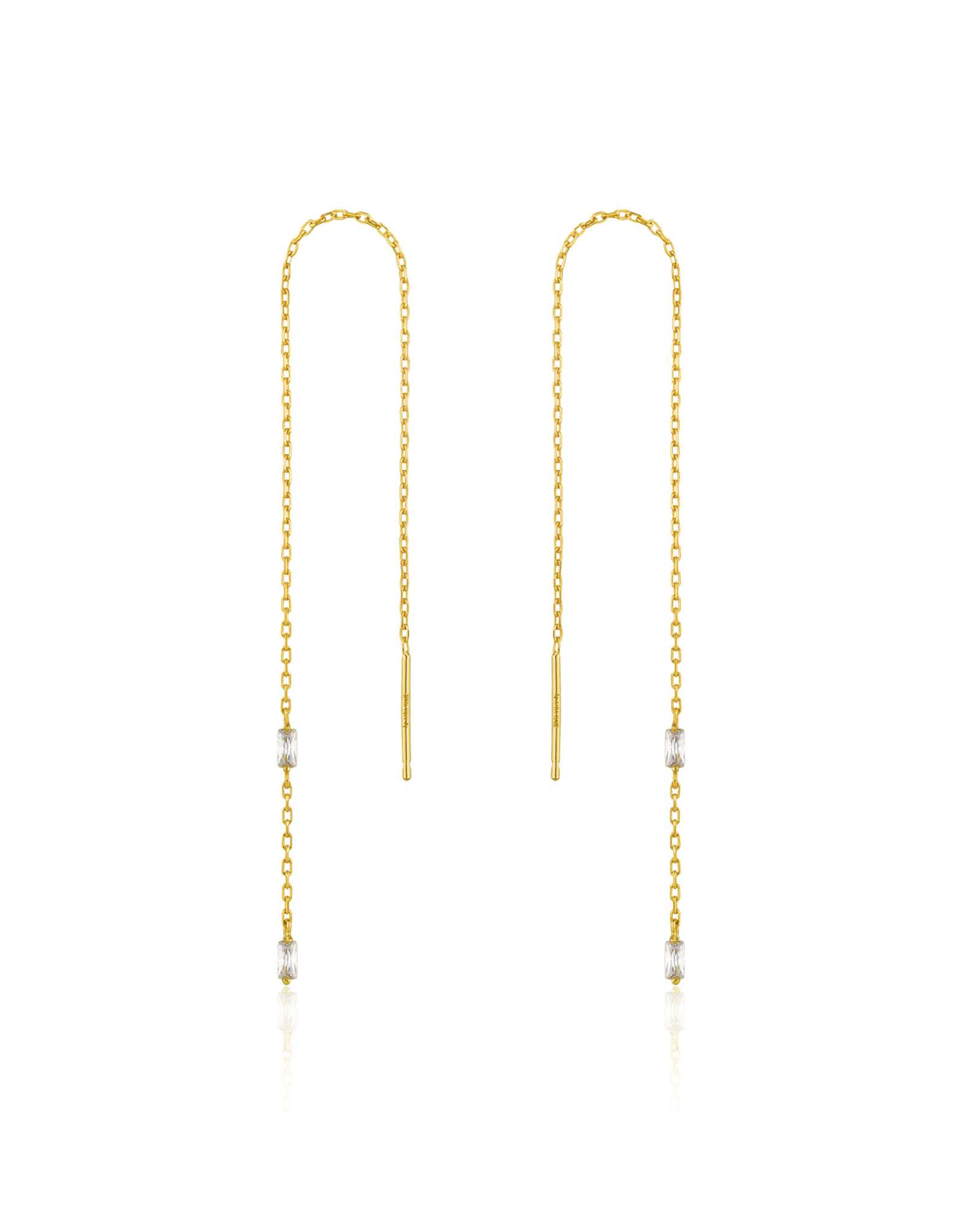 Ania Haie Oorbellen - Glow threader - goud