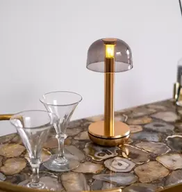 Humble Two table - Light Gold PC smoked