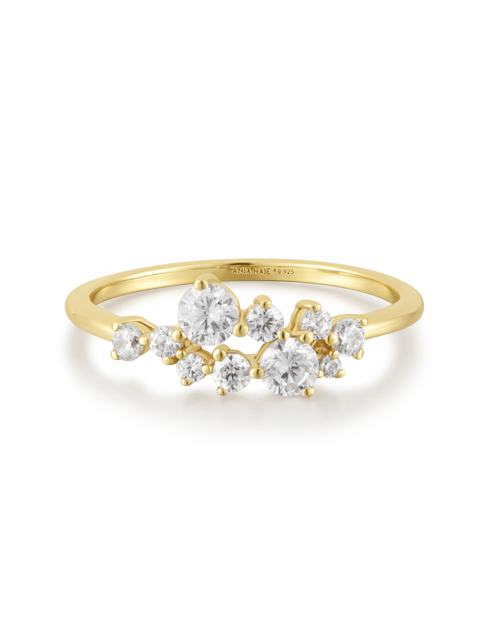 Ania Haie Ring - Chic creator flower cluster pave