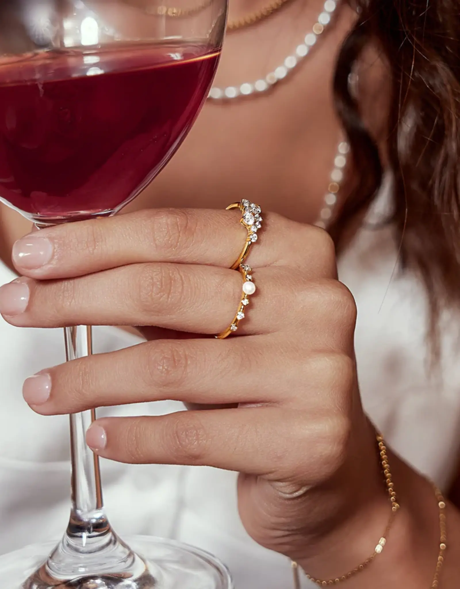 Ania Haie Ring - Chic creator flower cluster pave