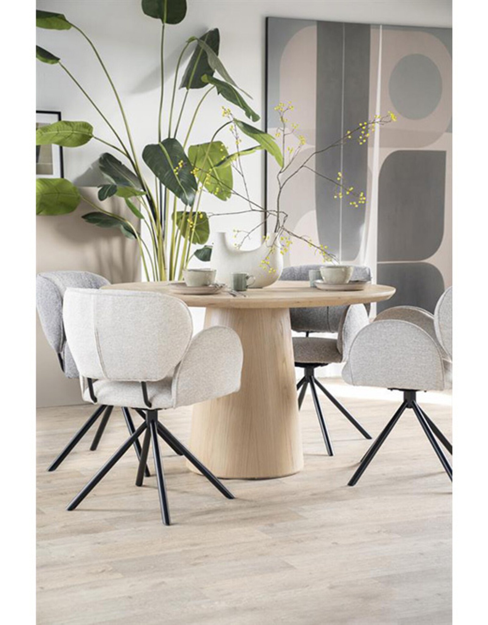 Nola Tafel  - Rond 130 Ø eik kleur