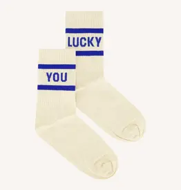 By-bar Sokken lucky you - one size - navy