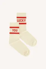 By-bar Sokken lucky you - one size - red