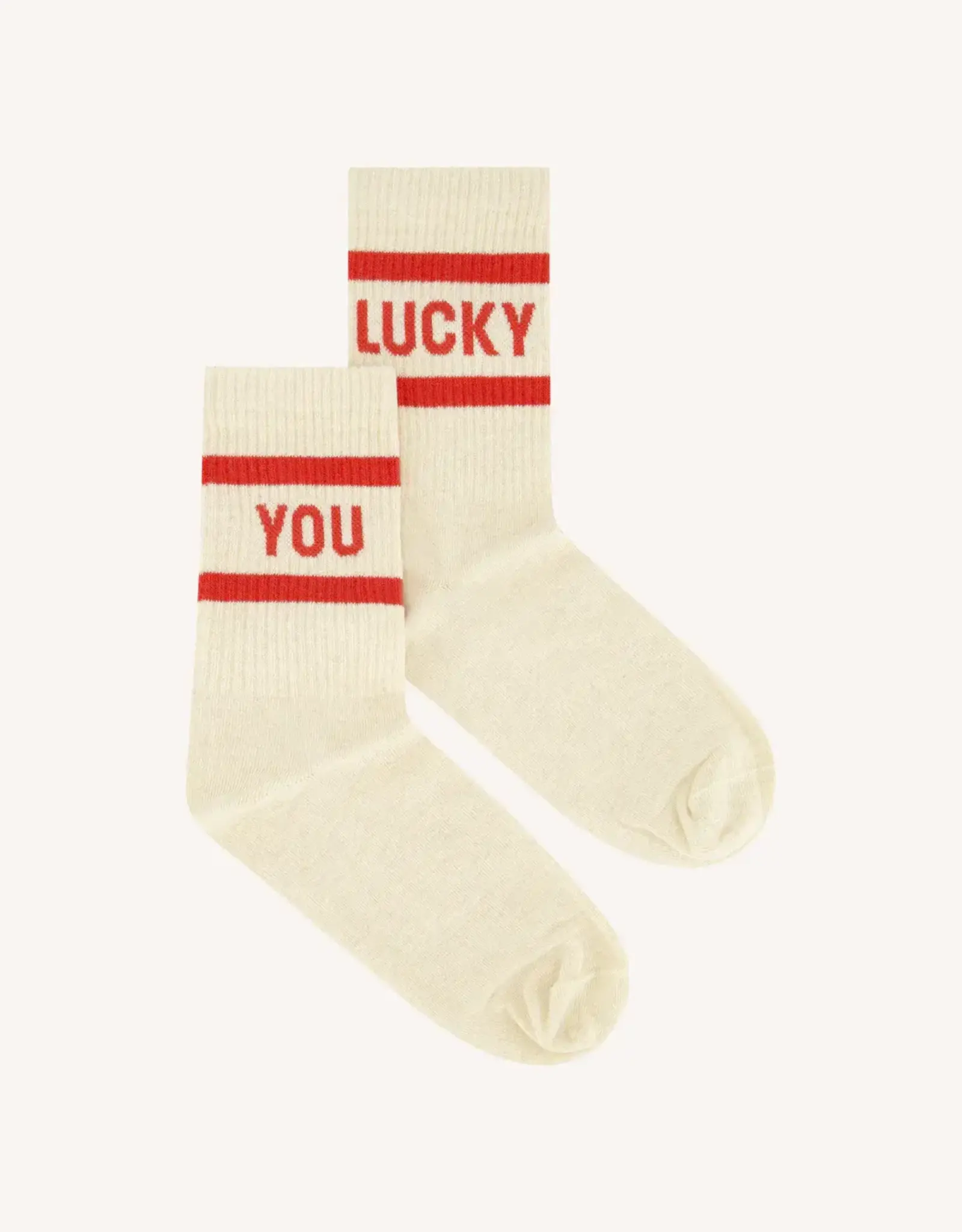 By-bar Sokken lucky you - one size - red