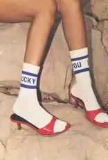 By-bar Sokken lucky you - one size - navy
