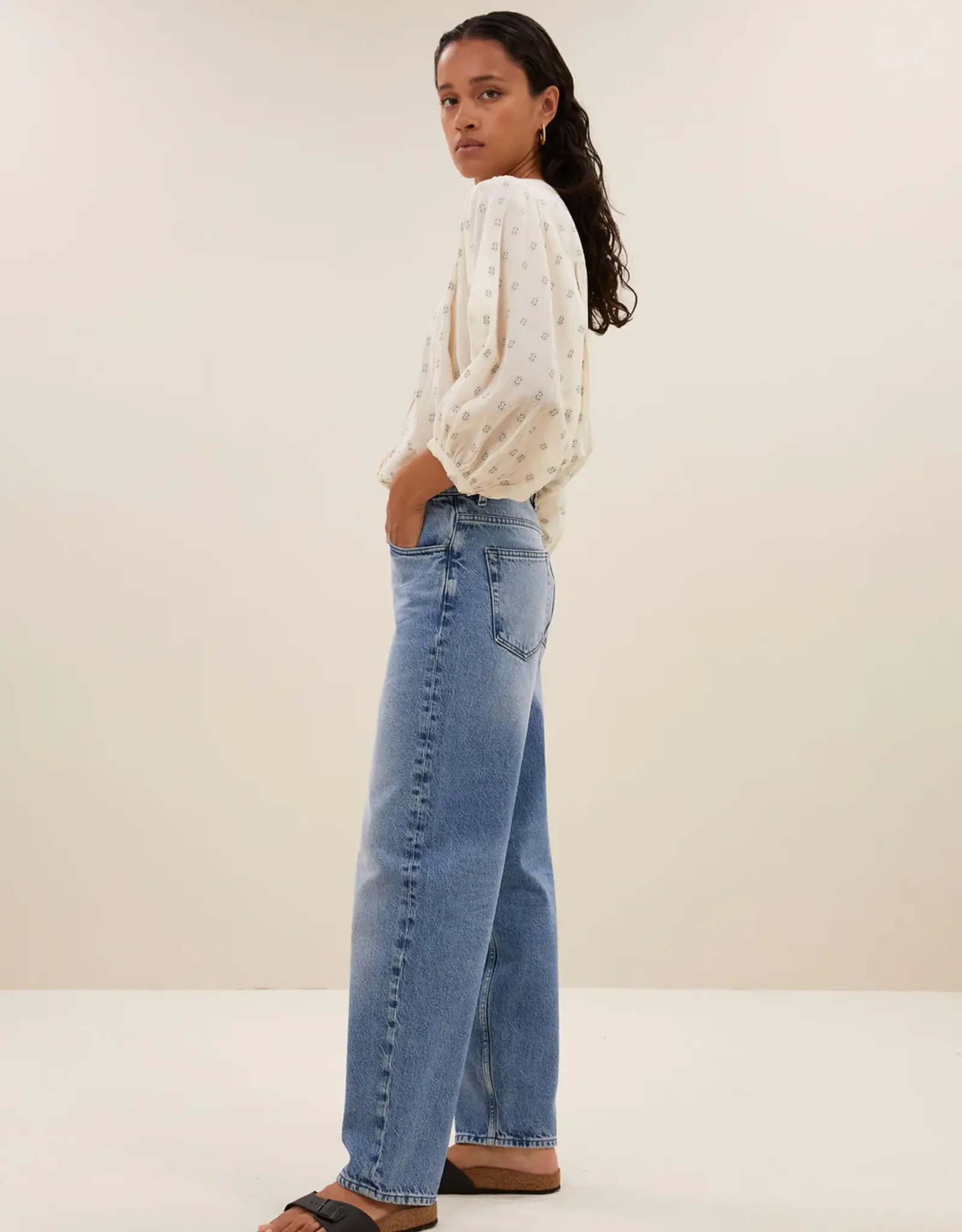 By-bar Broek - lew denim