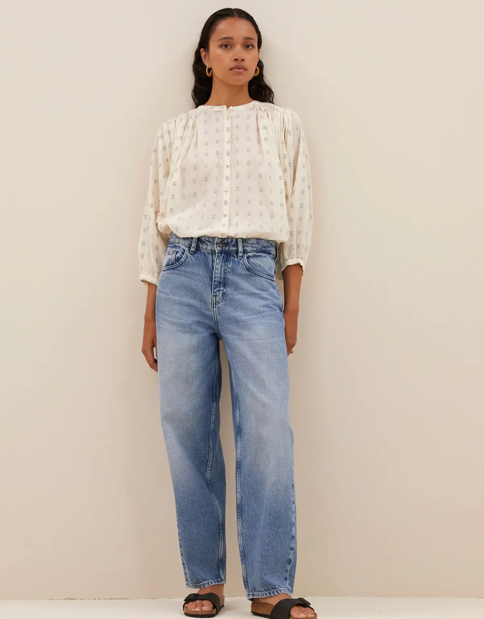 By-bar Broek - lew denim
