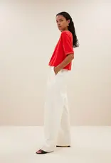 By-bar Broek - jaxx twill - off white