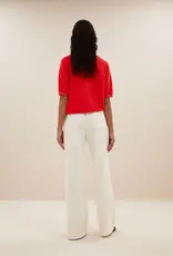 By-bar Broek - jaxx twill - off white