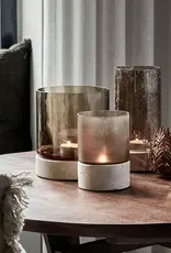 House Doctor Theelichthouder Rivo klein/mat - bruin