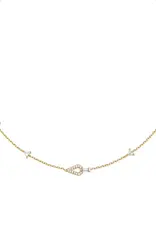 Ania Haie Ketting - Sunshine chaser geometric satellite - goud