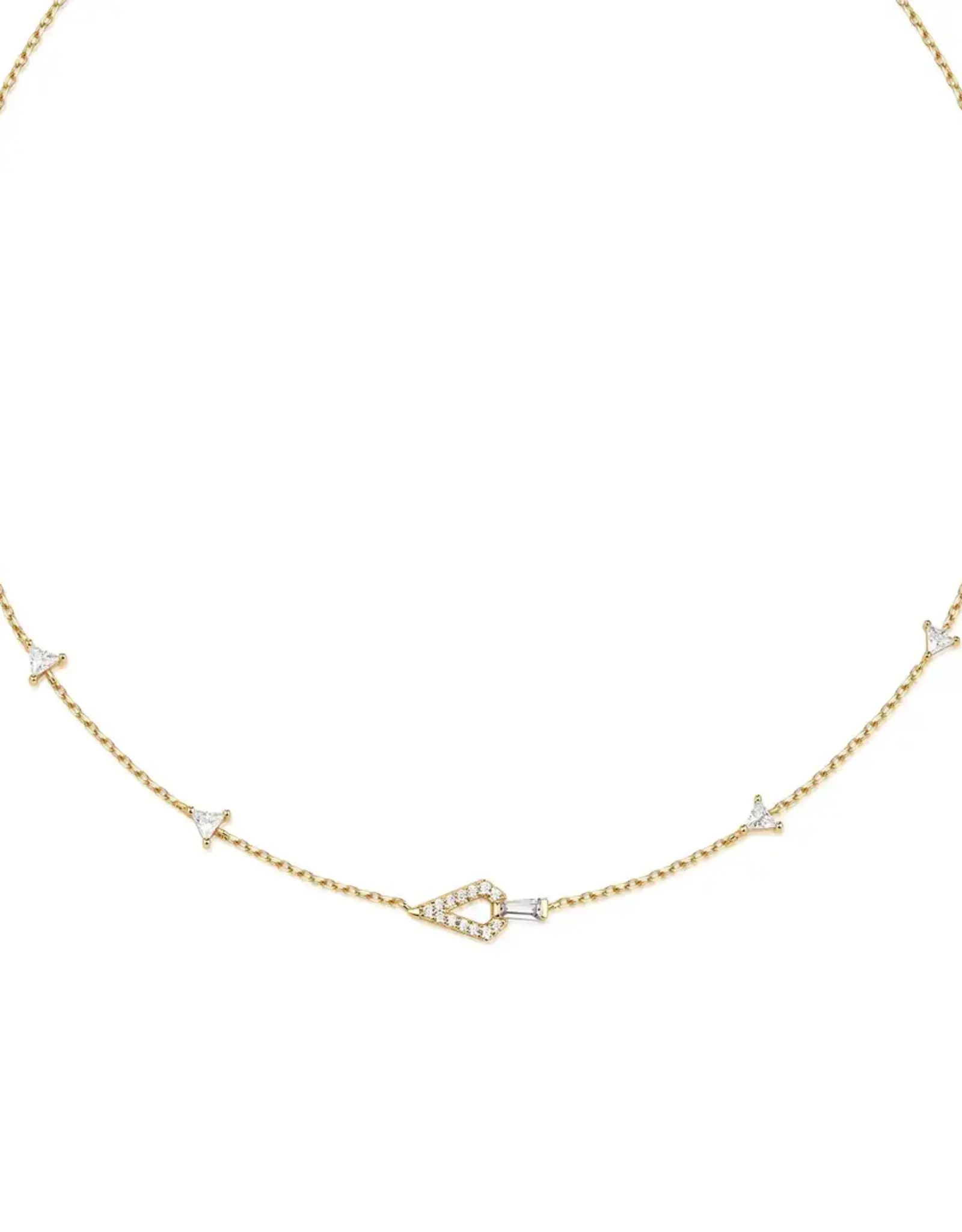 Ania Haie Ketting - Sunshine chaser geometric satellite - goud