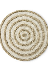 hk living Batmat - Rond cream 80x80cm