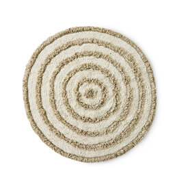 hk living Batmat - Rond cream 80x80cm