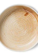 HKliving Chef ceramics - Diep bord cream  L