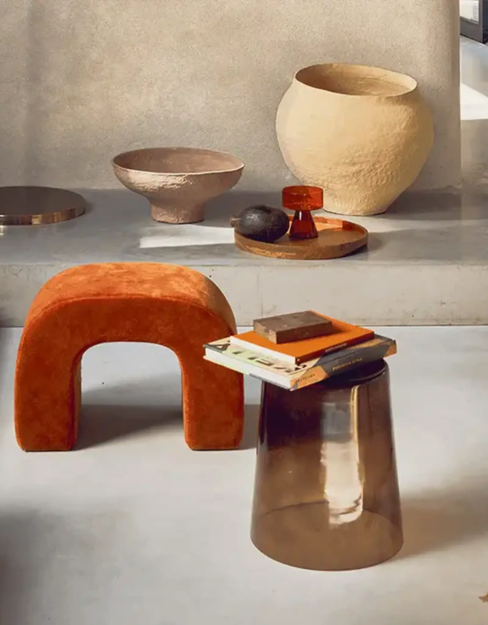 Urban Nature Culture Bijzettafel - Kai bruin