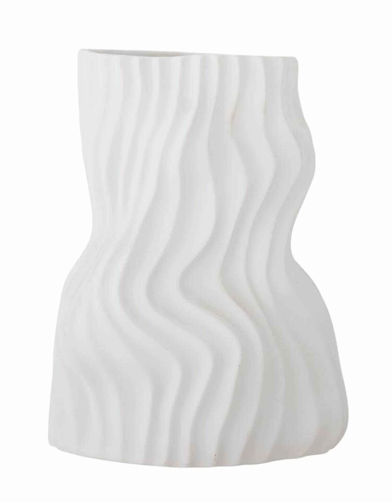 Bloomingville Vaas - Sehal witte keramiek