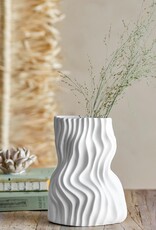 Bloomingville Vaas - Sehal witte keramiek