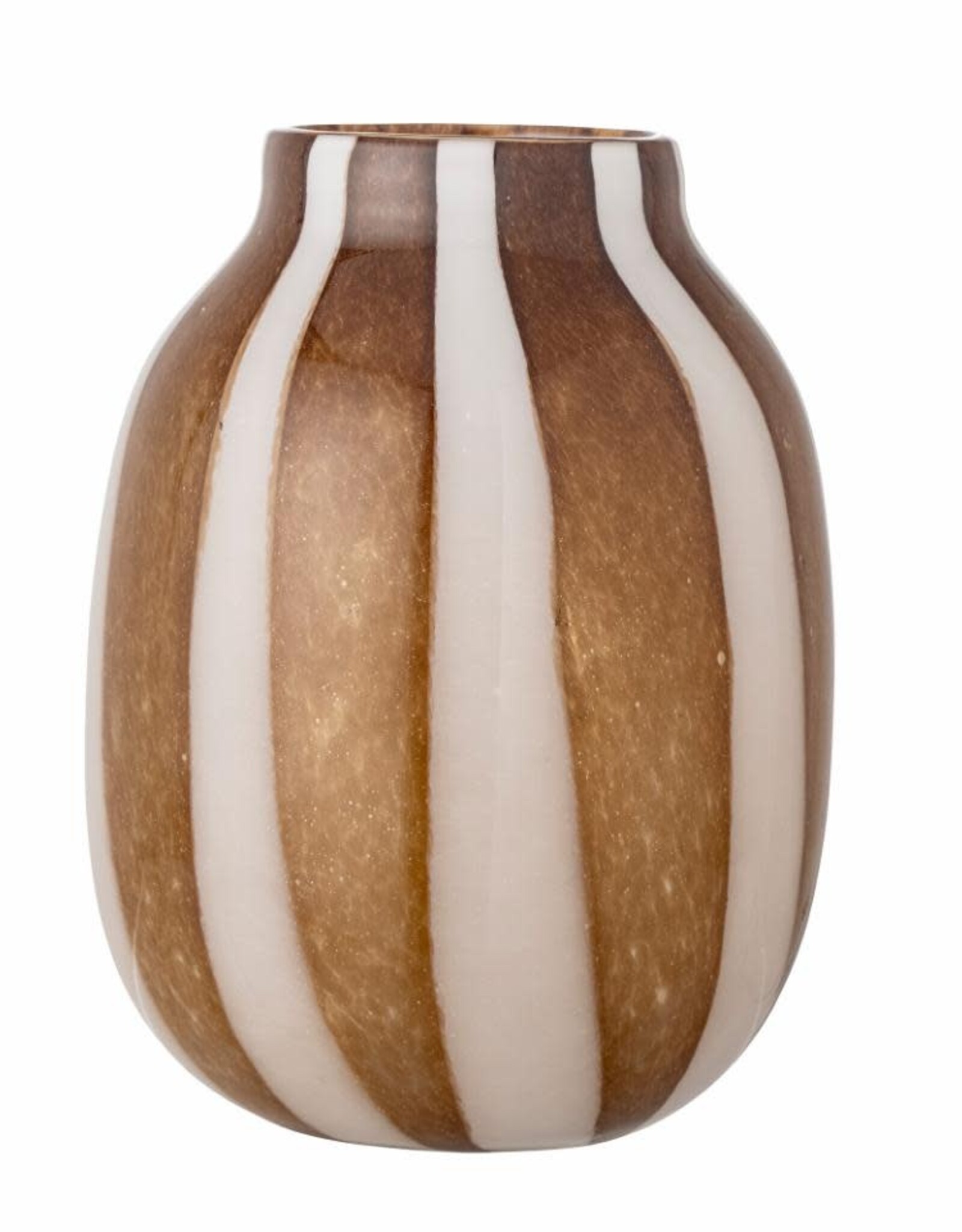 Bloomingville Vaas - Mayah , bruin glas
