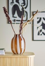 Bloomingville Vaas - Mayah , bruin glas
