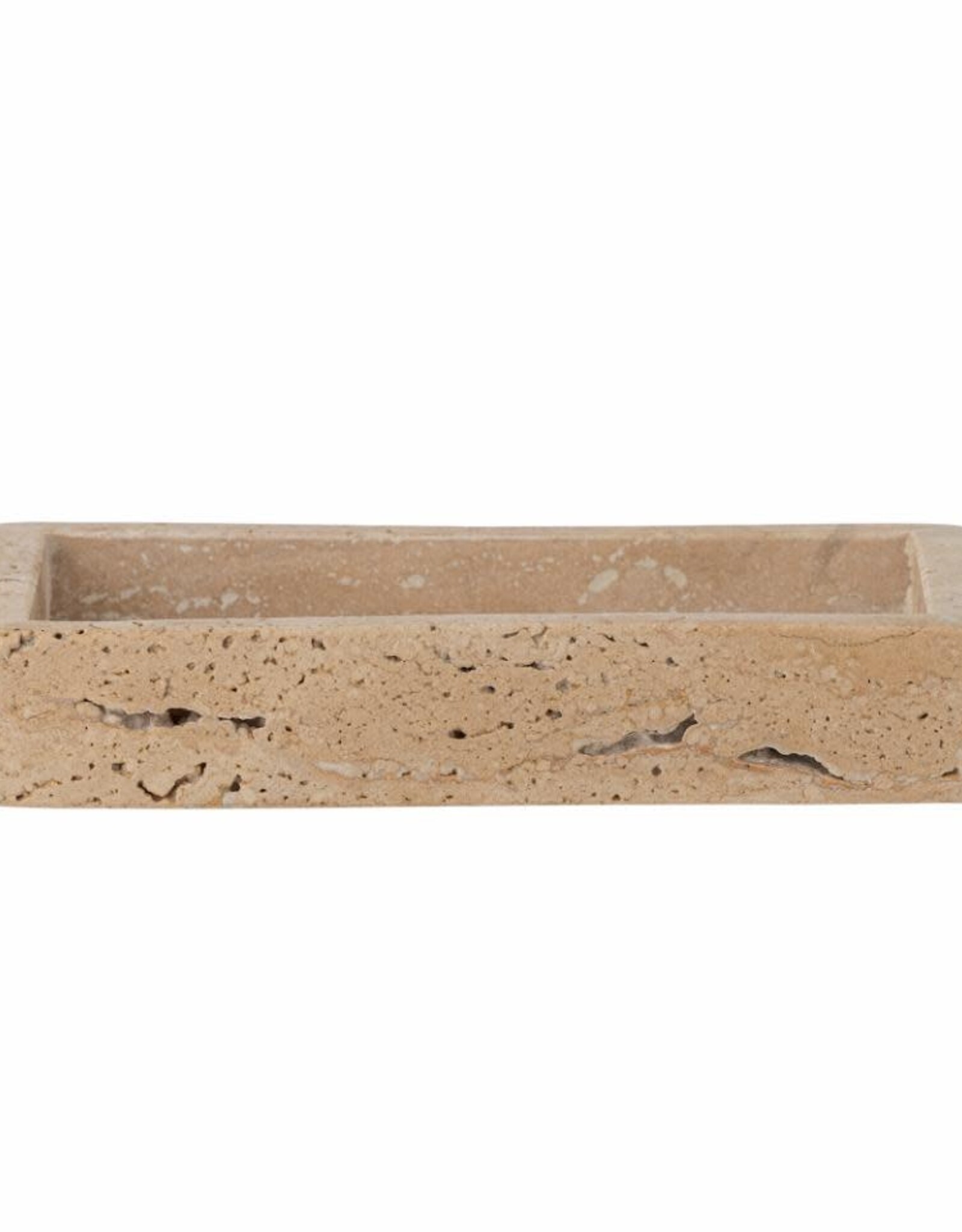 Bloomingville Schaal - Majsa travertine rechthoek