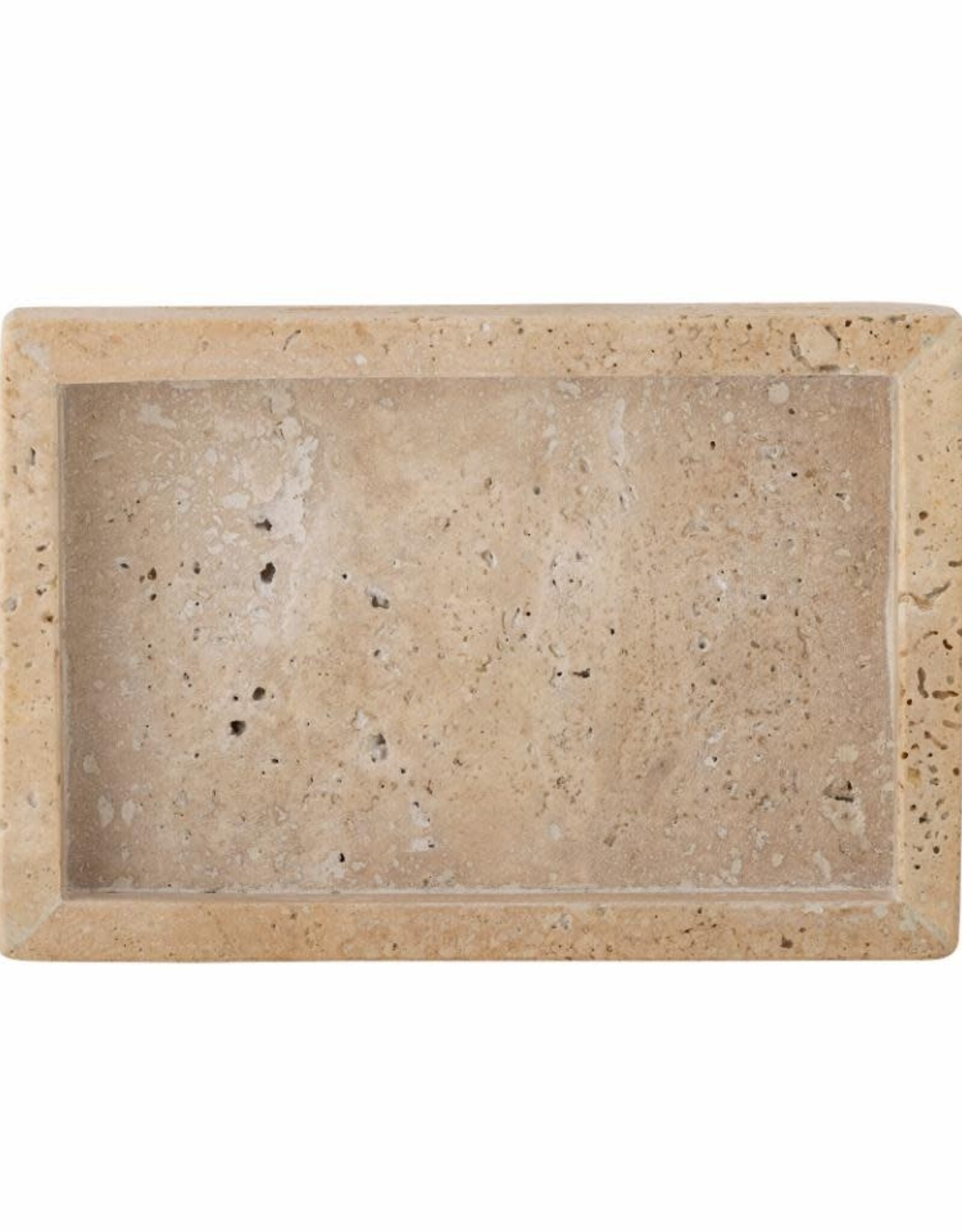 Bloomingville Schaal - Majsa travertine rechthoek