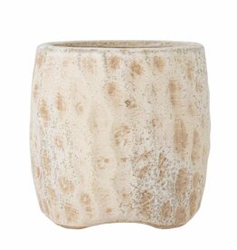 Bloomingville Bloempot - Mawni - natuur/terracotta 14cm x H14cm